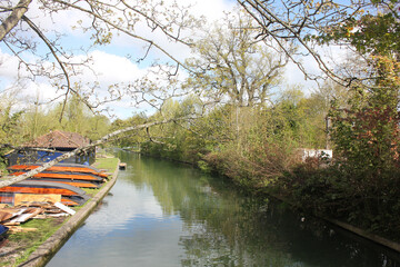 Cambridge, United Kingdom, April 18, 2014. Views from Cambridge City