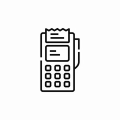 pos payment icon sign vector