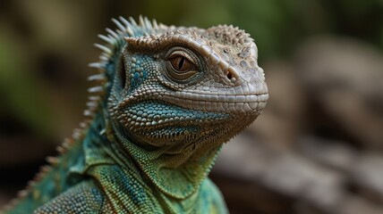Obraz premium Lizard Portrait