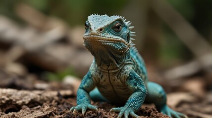 Obraz premium Lizard Portrait