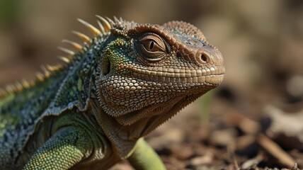 Obraz premium Lizard Portrait
