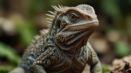 Obraz premium Lizard Portrait