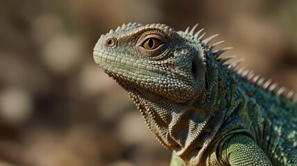 Obraz premium Lizard Portrait
