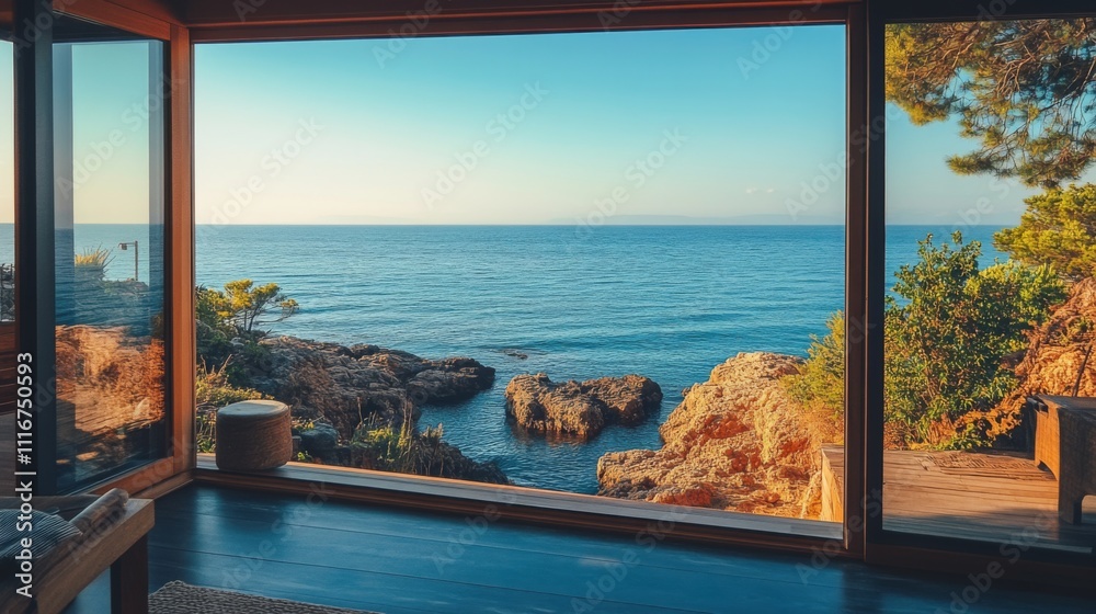 Wall mural Ocean View Serenity