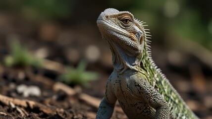 Obraz premium Lizard Portrait