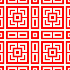 Squares, rectangles, chevrons background. Geometric ornament. Quadrangles backdrop. Polygons wallpaper. Checks motif. Digital paper. Textile print. Web design. Abstract image. Seamless pattern. Vector