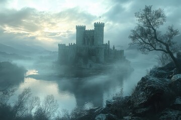 Naklejka premium eilean donan castle