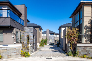 戸建住宅の風景