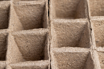 empty cardboard cups for seedlings