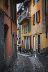 Obraz premium Cozy streets of Italy. Bellagio.