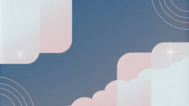 A sleek minimalist social media template featuring modern typography, soft gradients in pastel tones, and abstract geometric shapes; ideal for inspirational quotes or promotional posts