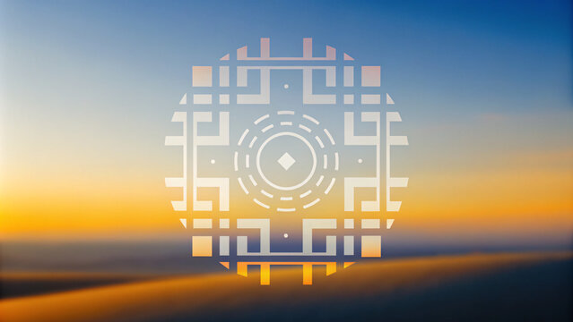 A sleek minimalist social media template featuring modern typography, soft gradients in pastel tones, and abstract geometric shapes; ideal for inspirational quotes or promotional posts