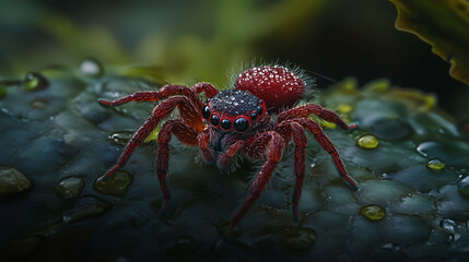Spider Magic: Ultra-Fine Render with Natural Depth of Field