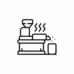 coffee grinder icon sign vector