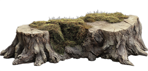 A lone, weathered stump stands against a dramatic backdrop of rocky cliffs, the vast ocean stretching towards a horizon painted with dramatic clouds