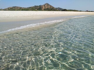 paradise sardinian beach and turquoise sea