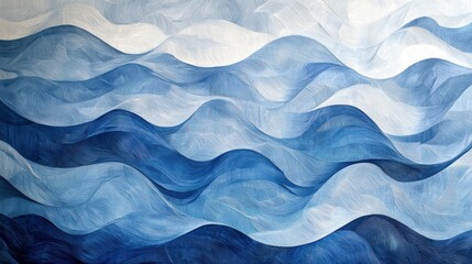 Obraz premium Nature's rhythm artistic perspectives on aquatic environments and ocean currents