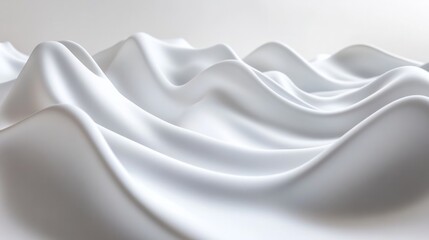 Fototapeta premium A smooth silk texture with soft flowing curves and delicate sheen