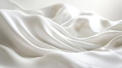Obraz premium A smooth silk texture with soft flowing curves and delicate sheen