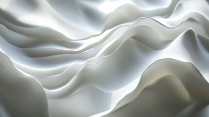 Obraz premium A smooth silk texture with soft flowing curves and delicate sheen