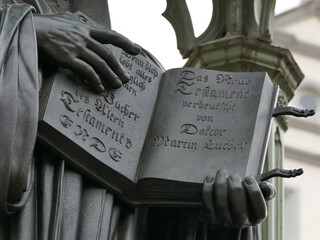 Martin Luther Memorial in Lutherstadt-Wittenberg, Germany