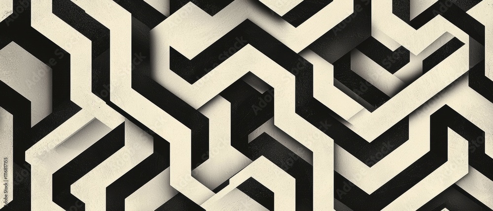 Poster bold digital artwork dynamic triangles and polygons in abstract geometric patterns