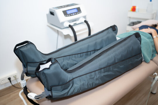 Pressotherapy treatment.
