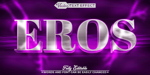 Eros Vector Editable Text Effect Template