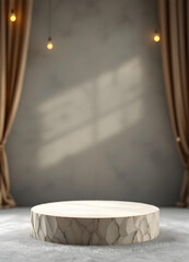 Christmas podium background