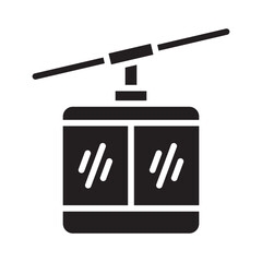 Fototapeta premium cableway icon