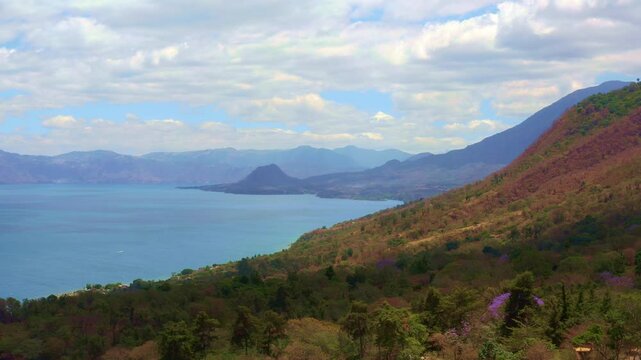 Paisajes Naturales, Fondos de Paisajes, Cerro De Oro, Lago de Atitl&aacute;n, Paisajes De Guatemala