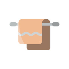 Towel icon features clean lines and elegance, enhancing any digital concept.