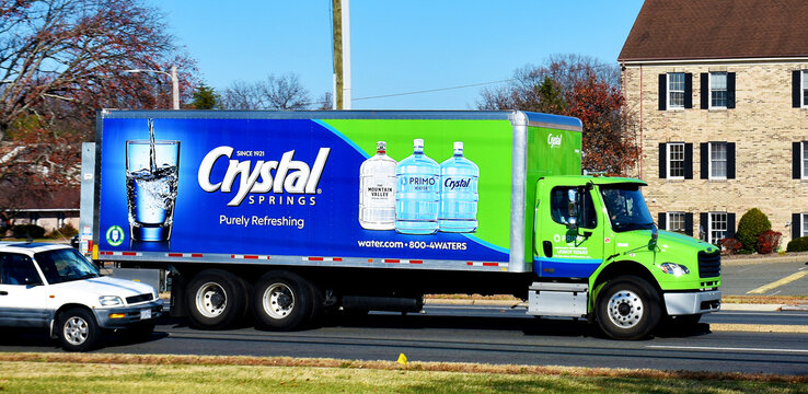 Primo Water Company Truck, Manassas, VA, USA
