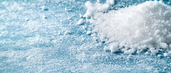 Sparkling winter snow background