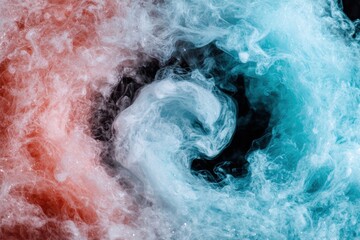 Obraz premium Colorful abstract smoke and vapor swirls