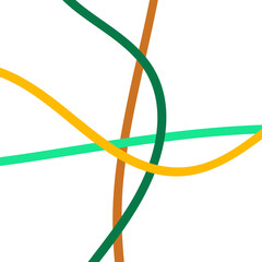 Abstract Lines in Earthy Tones