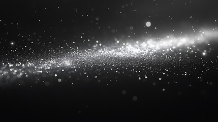 Obraz premium Abstract Artistic Black Texture Shimmering Light Reflections Sparkling Unique Design