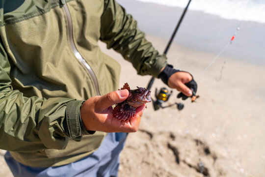 Fisherman closeup