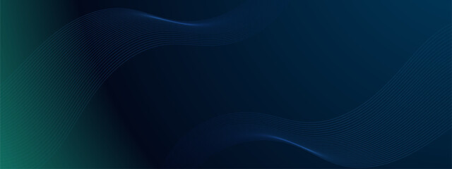 abstract blue dark technology particles lines mesh background with gradient