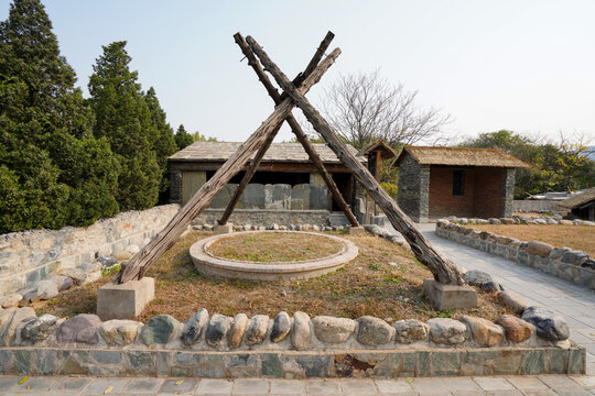Paiwan People's Slate House in Taiwan Scenic Area of China Ethnic Museum