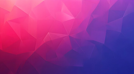 Obraz premium Abstract pink and blue geometric low poly background.