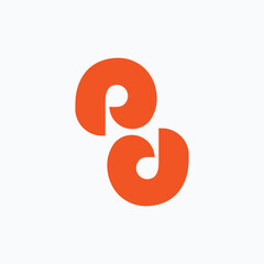 simple and modern logo design ideas for companies and social media. abstract iconic logo