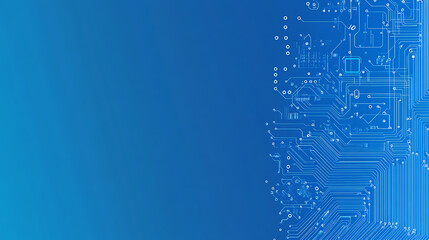 Obraz premium Abstract Circuit Board Design