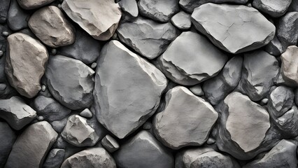 Seamless texture of gray and beige stones. (1)