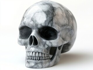 Fototapeta premium human skull isolated