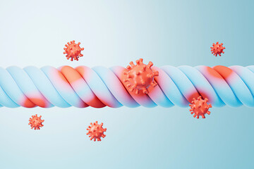 3d rendering antibiosis and  antiviral fabric