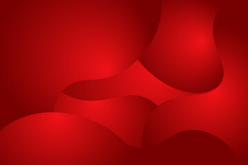 Red gradient, wave, curve abstract background, Illustration vector