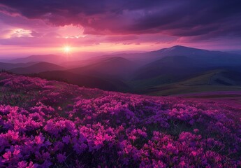 Purple Mountain Sunset