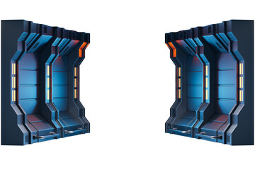 3D rendering of science fiction technology space © 刘辉 刘