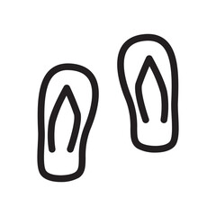 sandal Line Icon